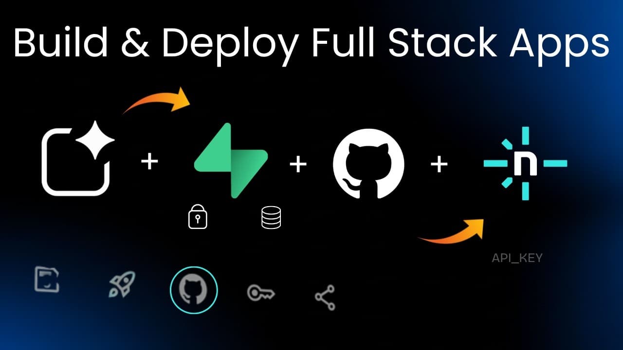 Build & Deploy Full Stack App for FREE | Google AI Studio + Supabase + GitHub + Netlify